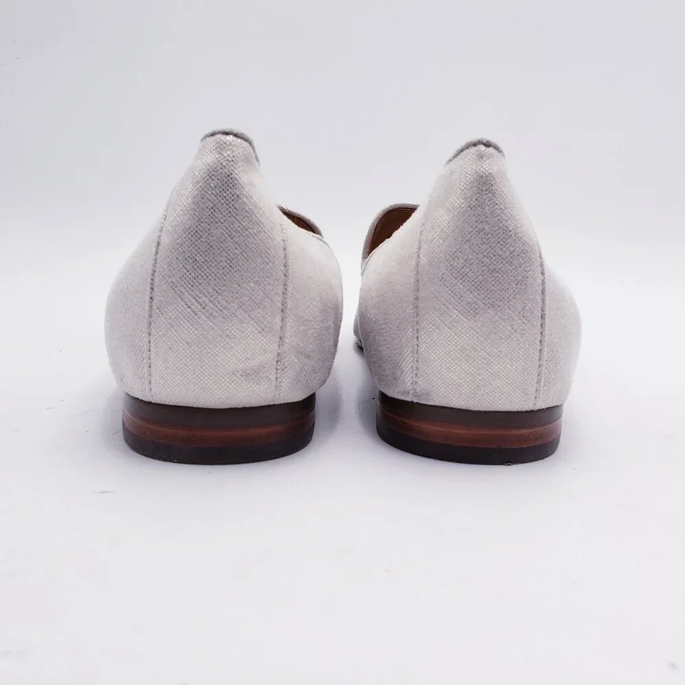 Vionic Willa‎ II Loafer Slip On Comfort Flat Silver Metallic Womens Size 11